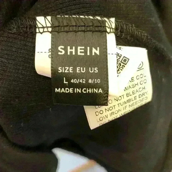 Black & white mini dress sz L Meredith Blake casual summer Halloween costume - Picture 4 of 6